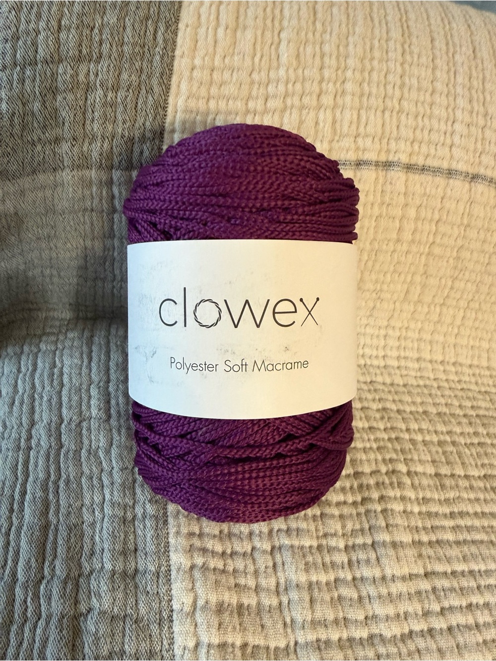 Clowex Soft Poly Cord. - Plum